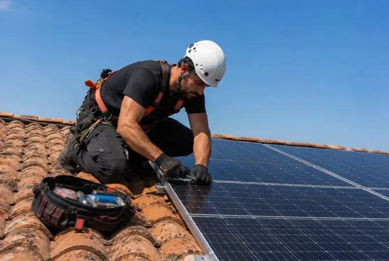 Maintenance et monitoring de panneaux solaires à Lauwin-Planque